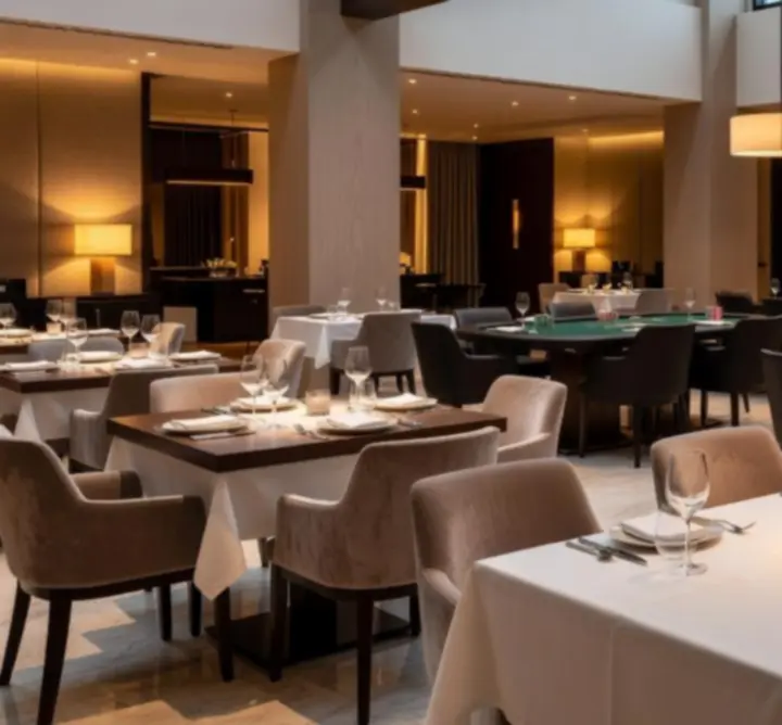 Cool Air Install Hub elegáns éttermi és poker lounge tere foglaláshoz