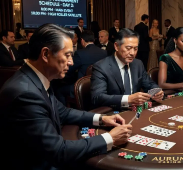 Póker verseny este a Cool Air Install Hubban, tele játékosokkal és energikus hangulattal.